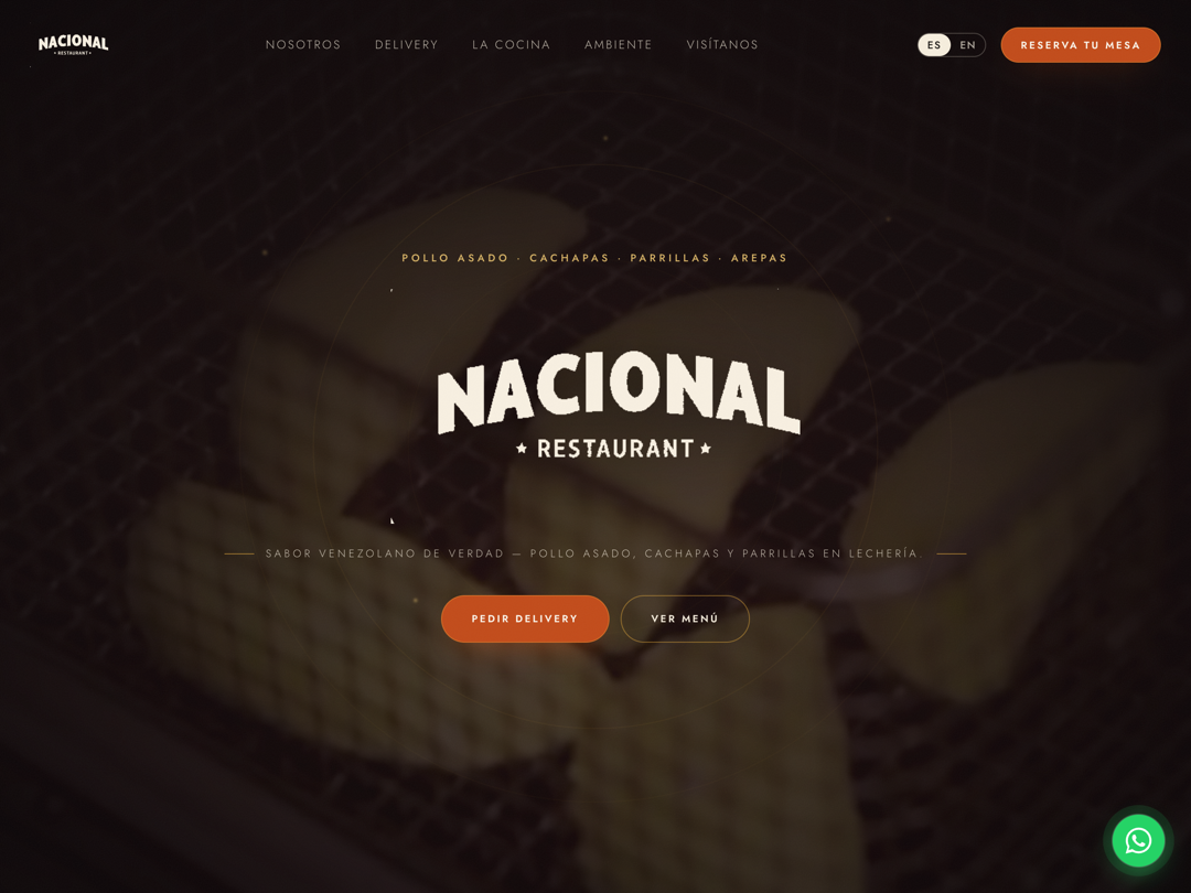 Nacional Restaurant website