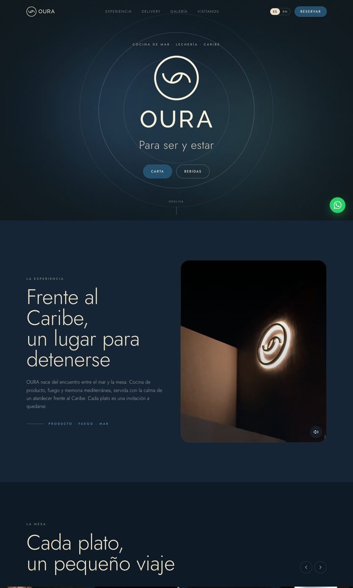 OURA website