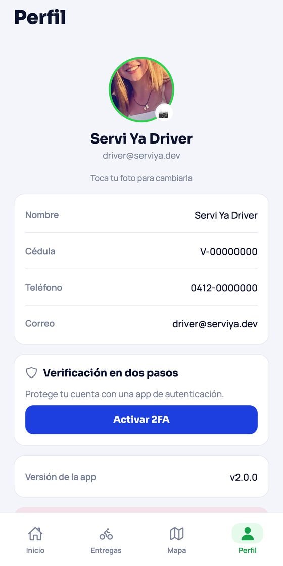Servi Ya driver app store screens 8